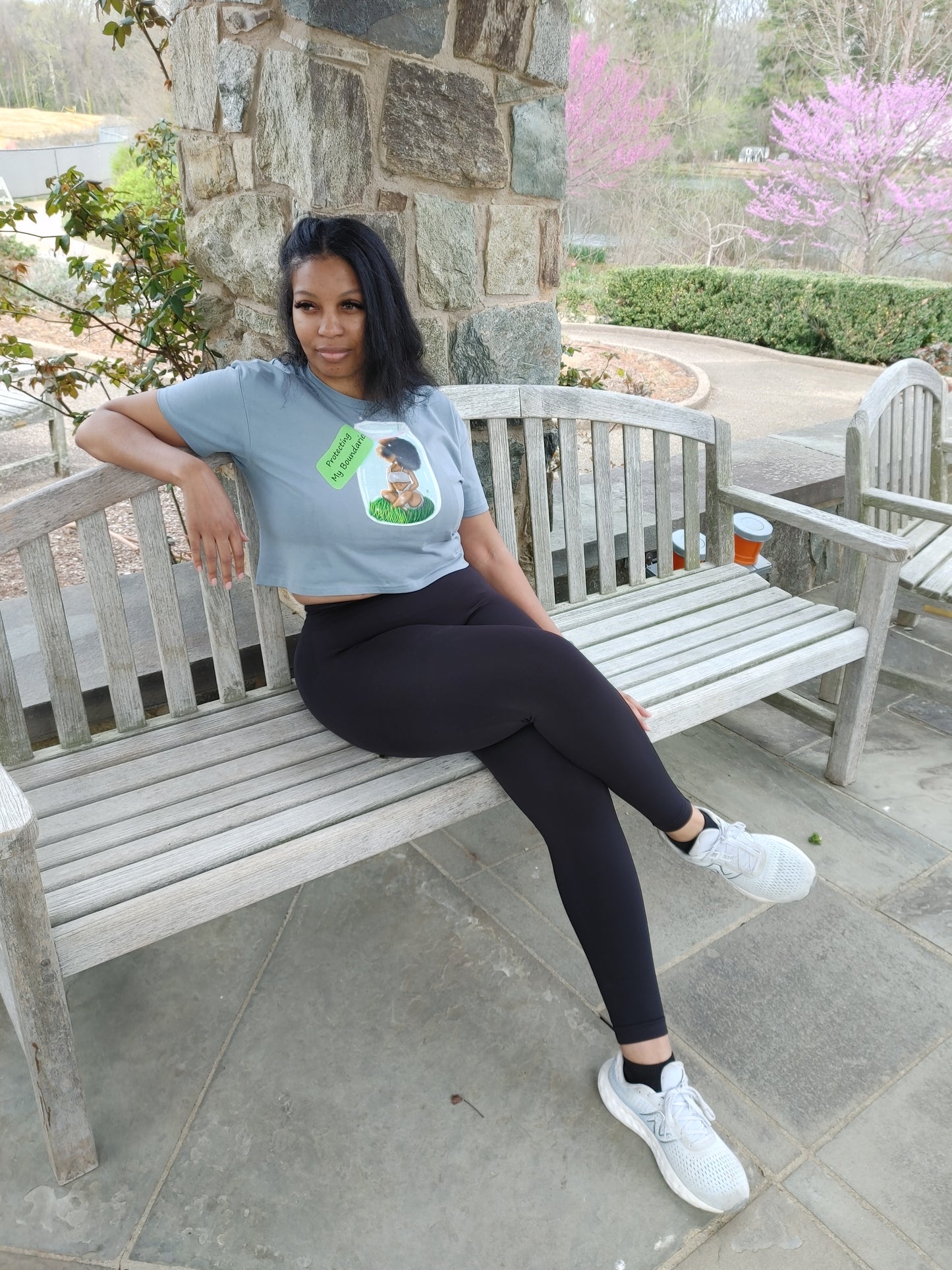 Protecting My Boundaries Women’s crop top