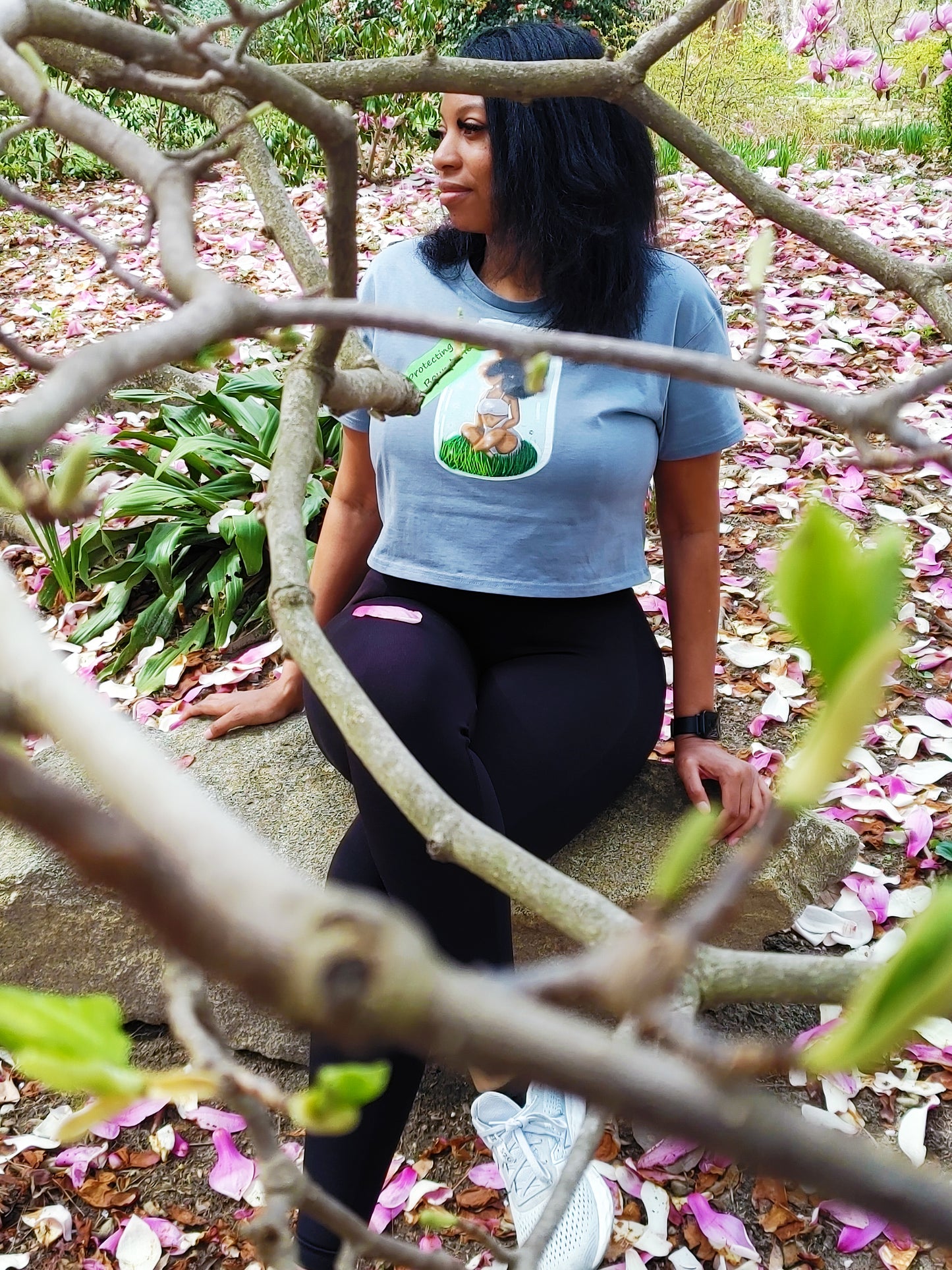 Protecting My Boundaries Women’s crop top
