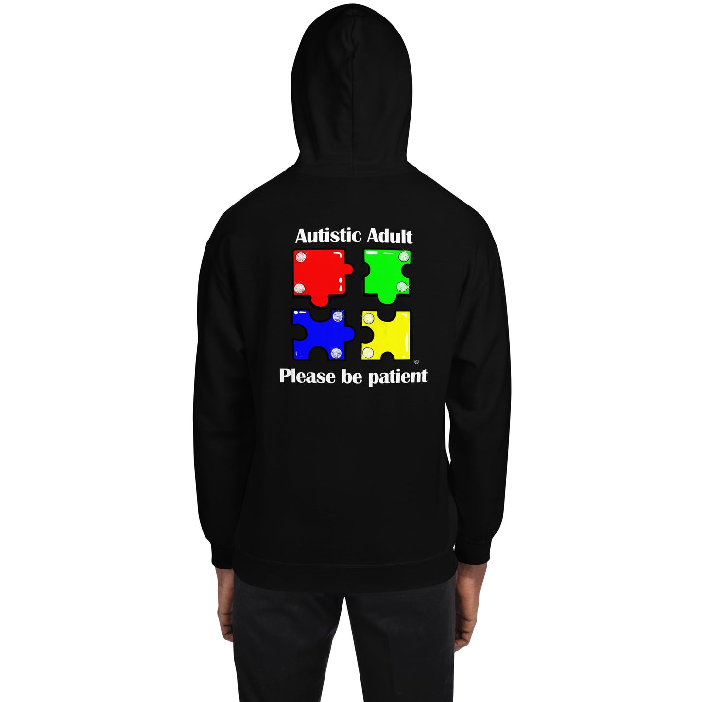 Autistic Adult, Please Be Patient Unisex Hoodie
