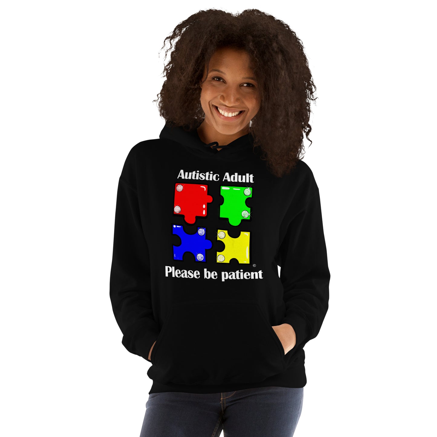 Autistic Adult, Please Be Patient Unisex Hoodie