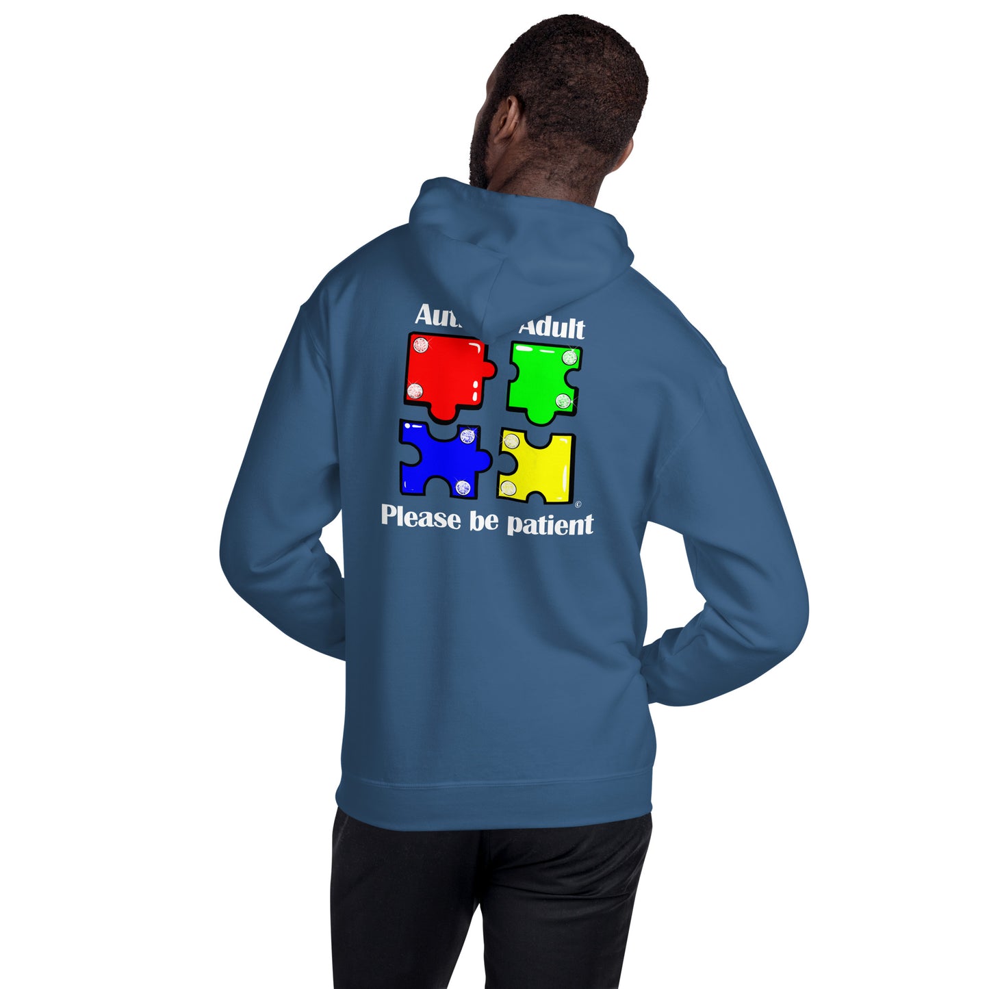 Autistic Adult, Please Be Patient Unisex Hoodie