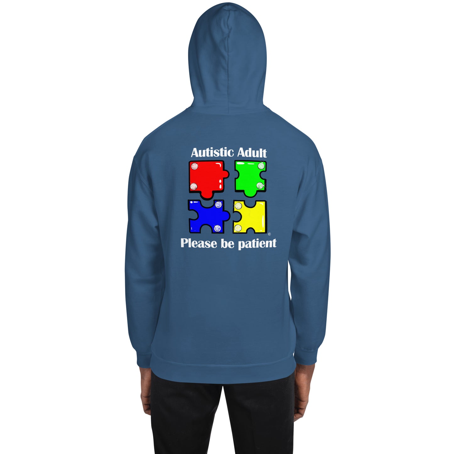 Autistic Adult, Please Be Patient Unisex Hoodie