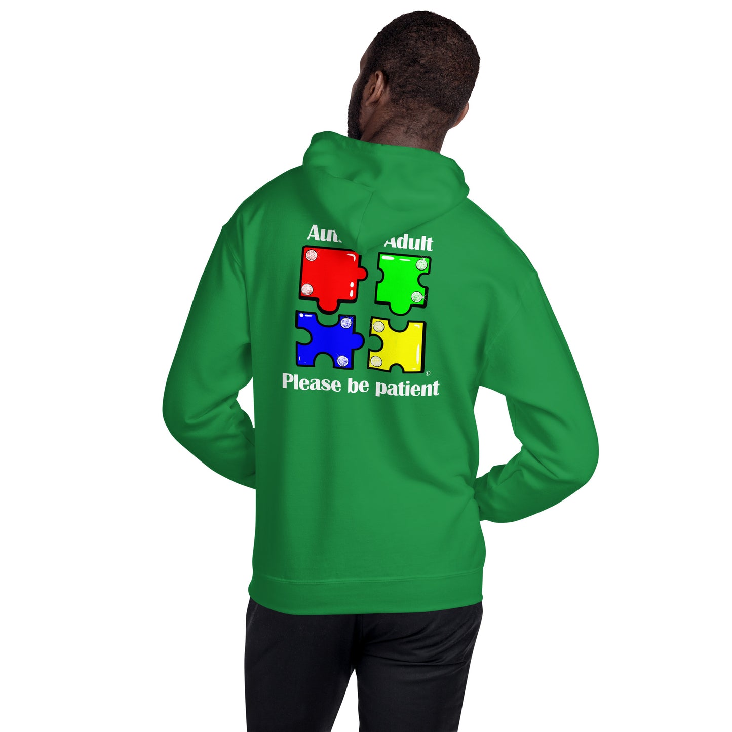 Autistic Adult, Please Be Patient Unisex Hoodie