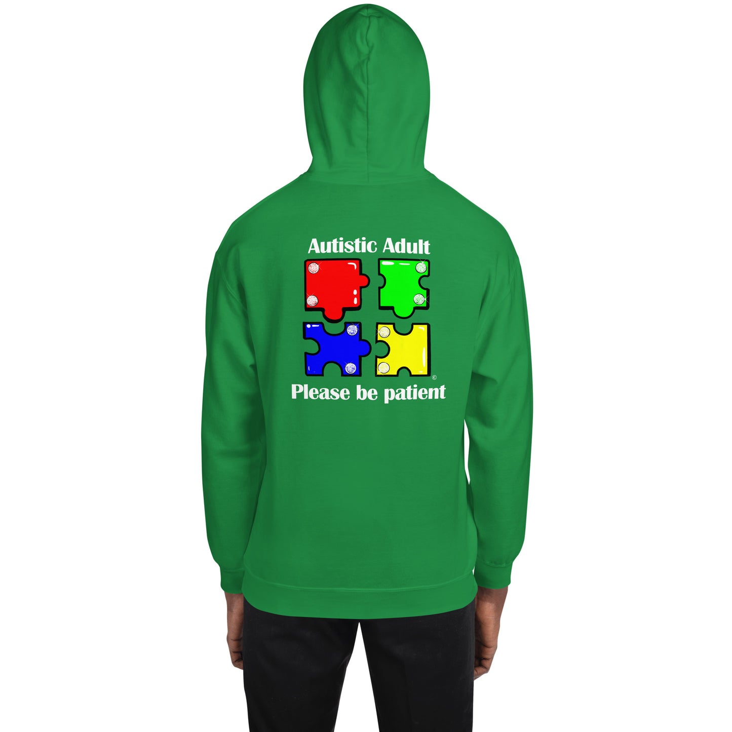 Autistic Adult, Please Be Patient Unisex Hoodie