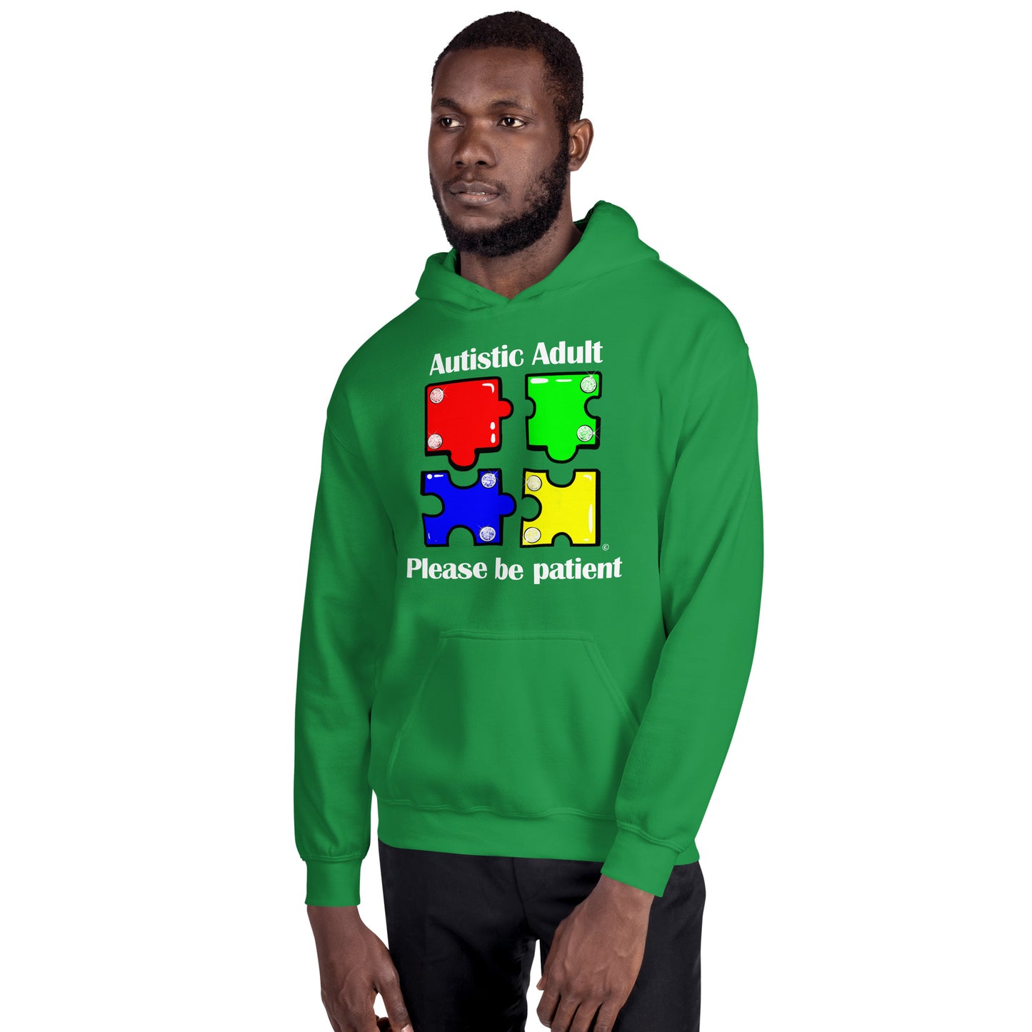 Autistic Adult, Please Be Patient Unisex Hoodie