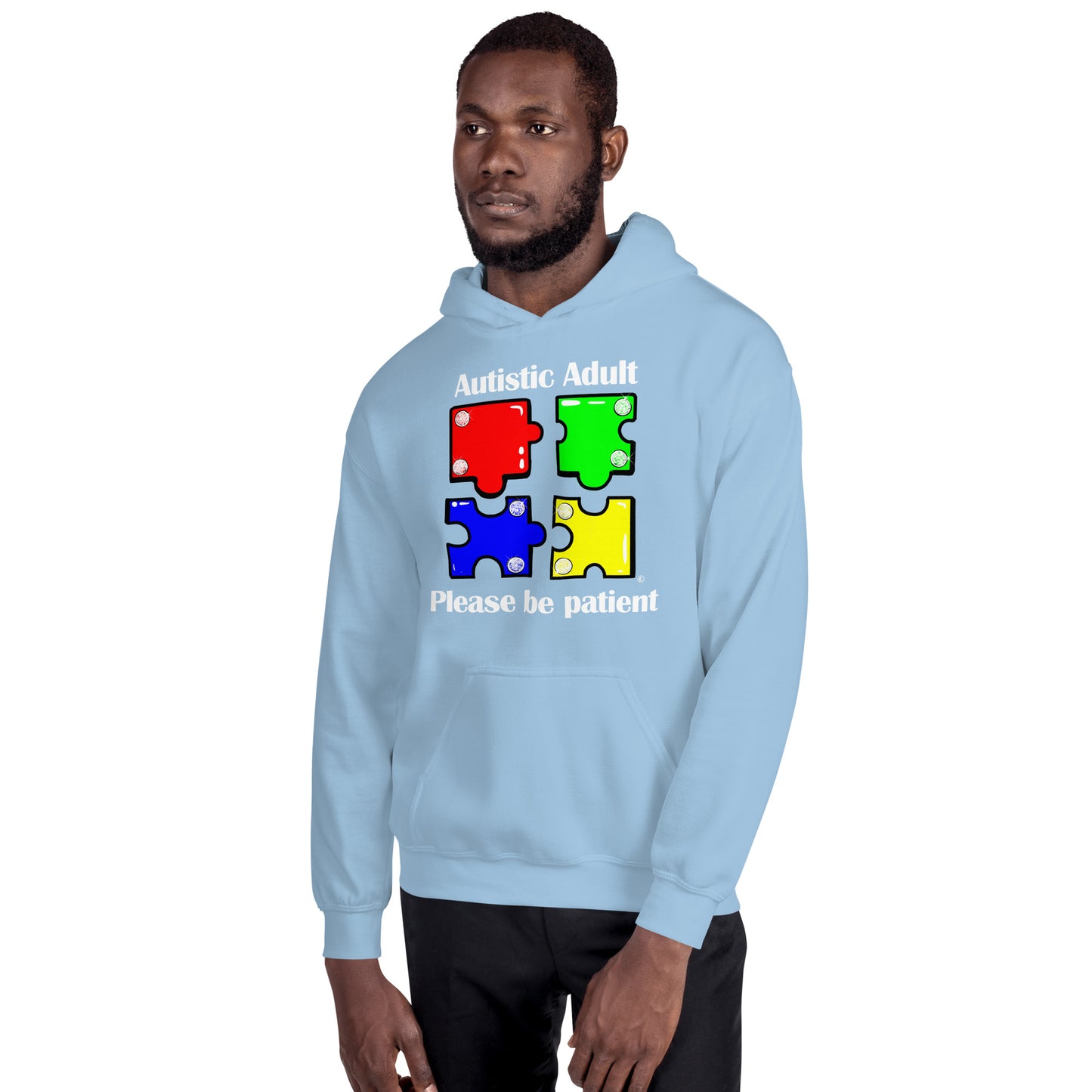 Autistic Adult, Please Be Patient Unisex Hoodie