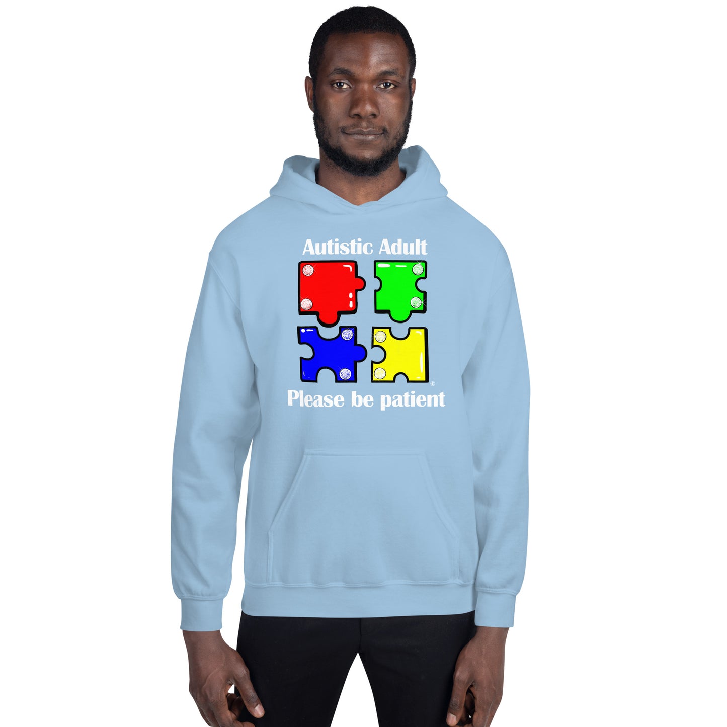 Autistic Adult, Please Be Patient Unisex Hoodie