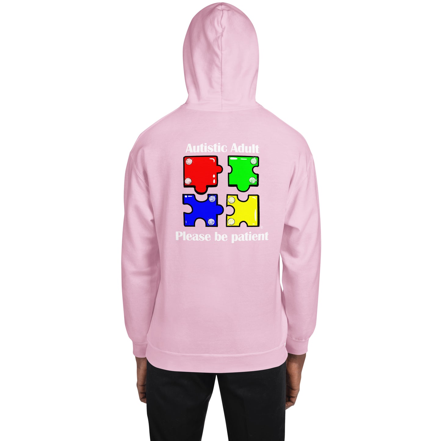 Autistic Adult, Please Be Patient Unisex Hoodie