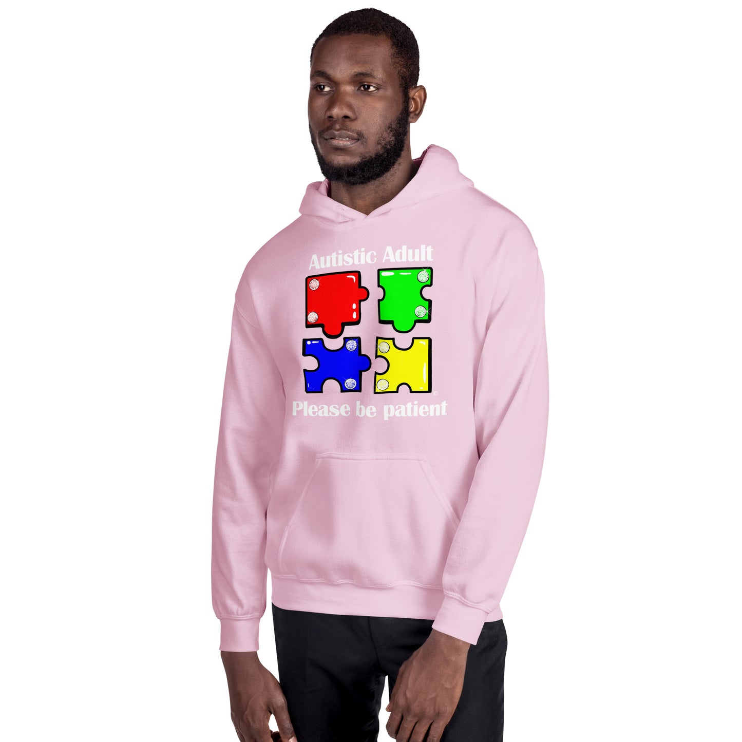Autistic Adult, Please Be Patient Unisex Hoodie