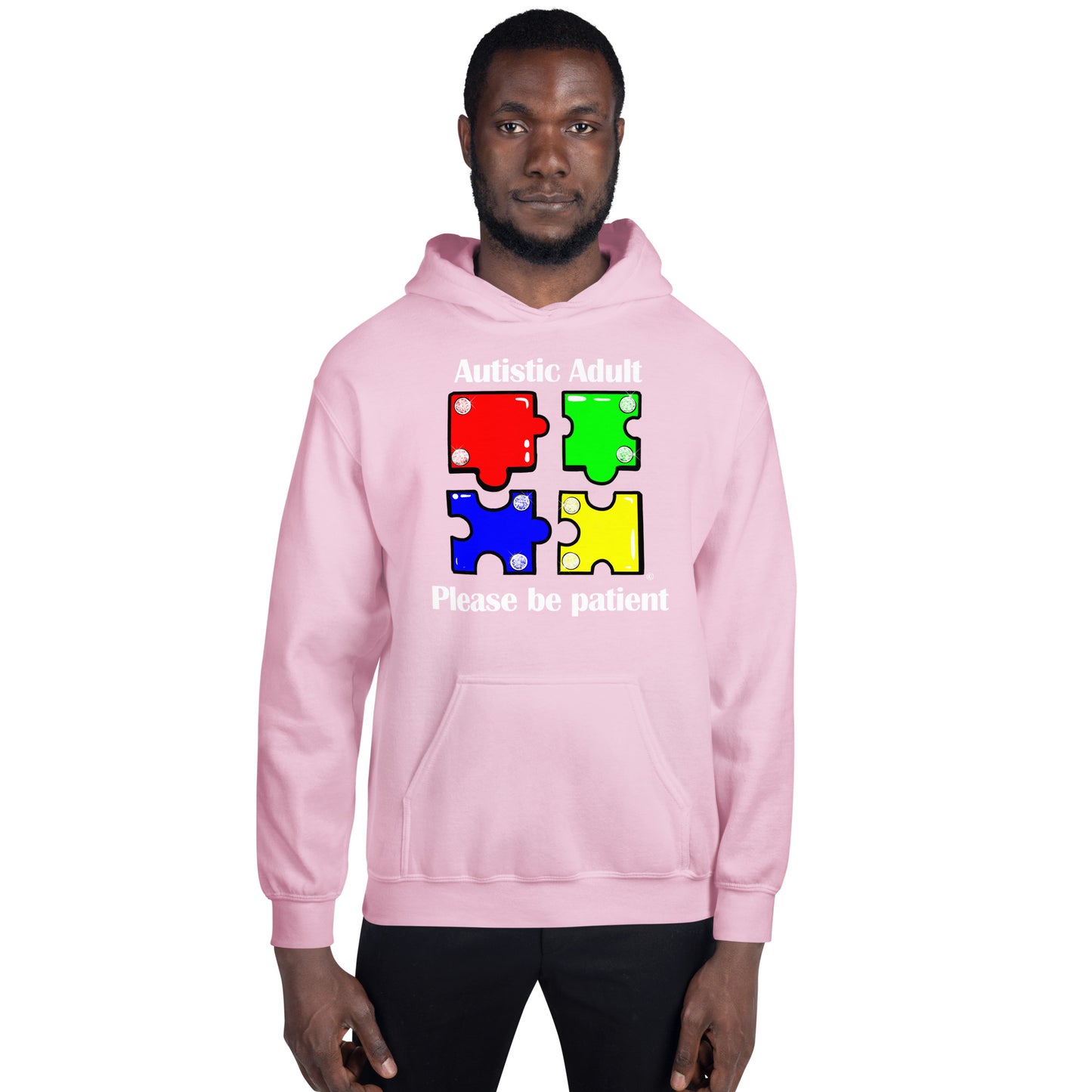 Autistic Adult, Please Be Patient Unisex Hoodie