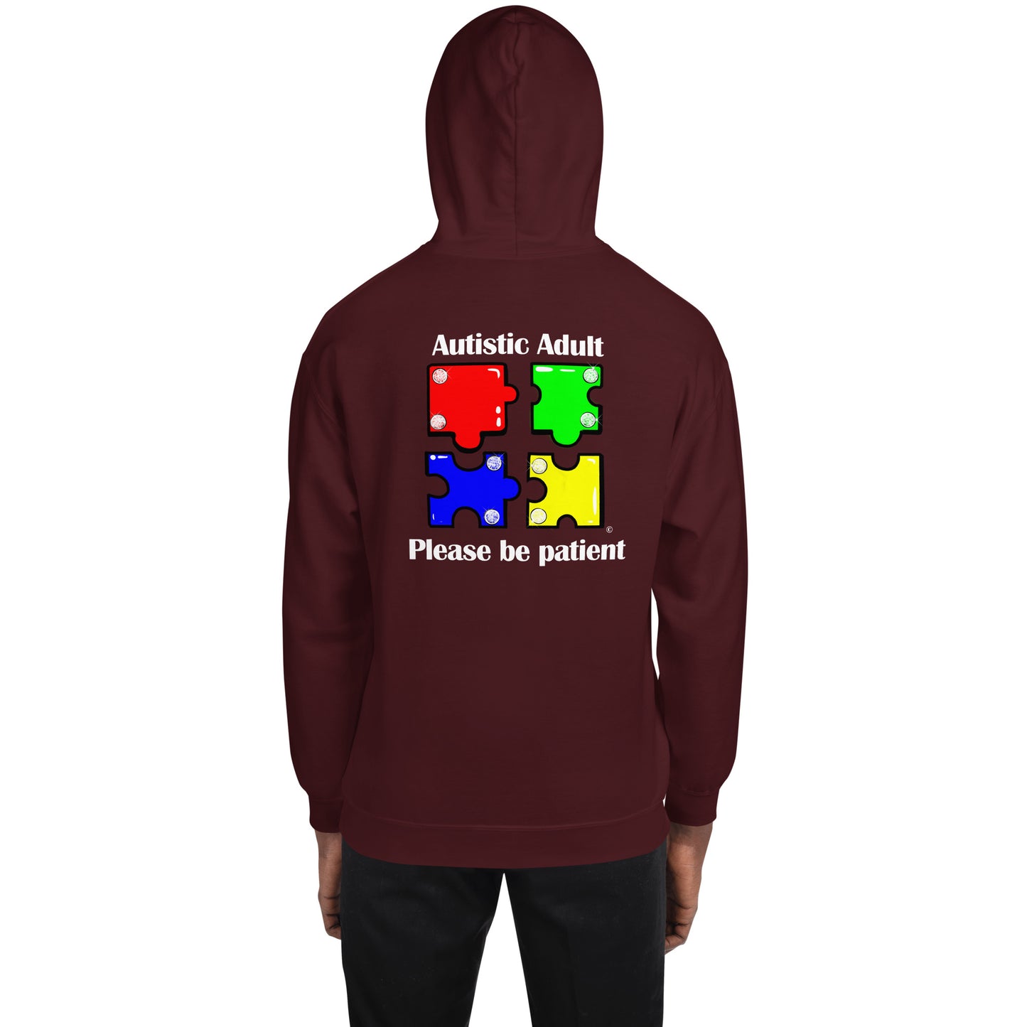 Autistic Adult, Please Be Patient Unisex Hoodie