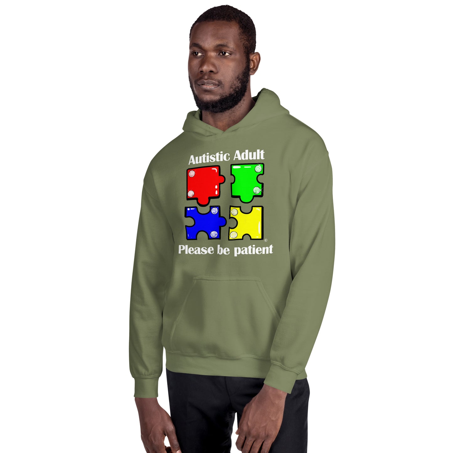 Autistic Adult, Please Be Patient Unisex Hoodie