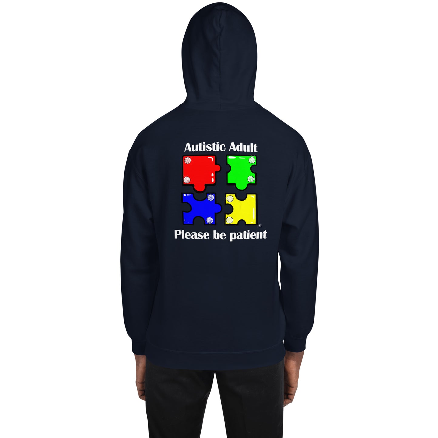 Autistic Adult, Please Be Patient Unisex Hoodie