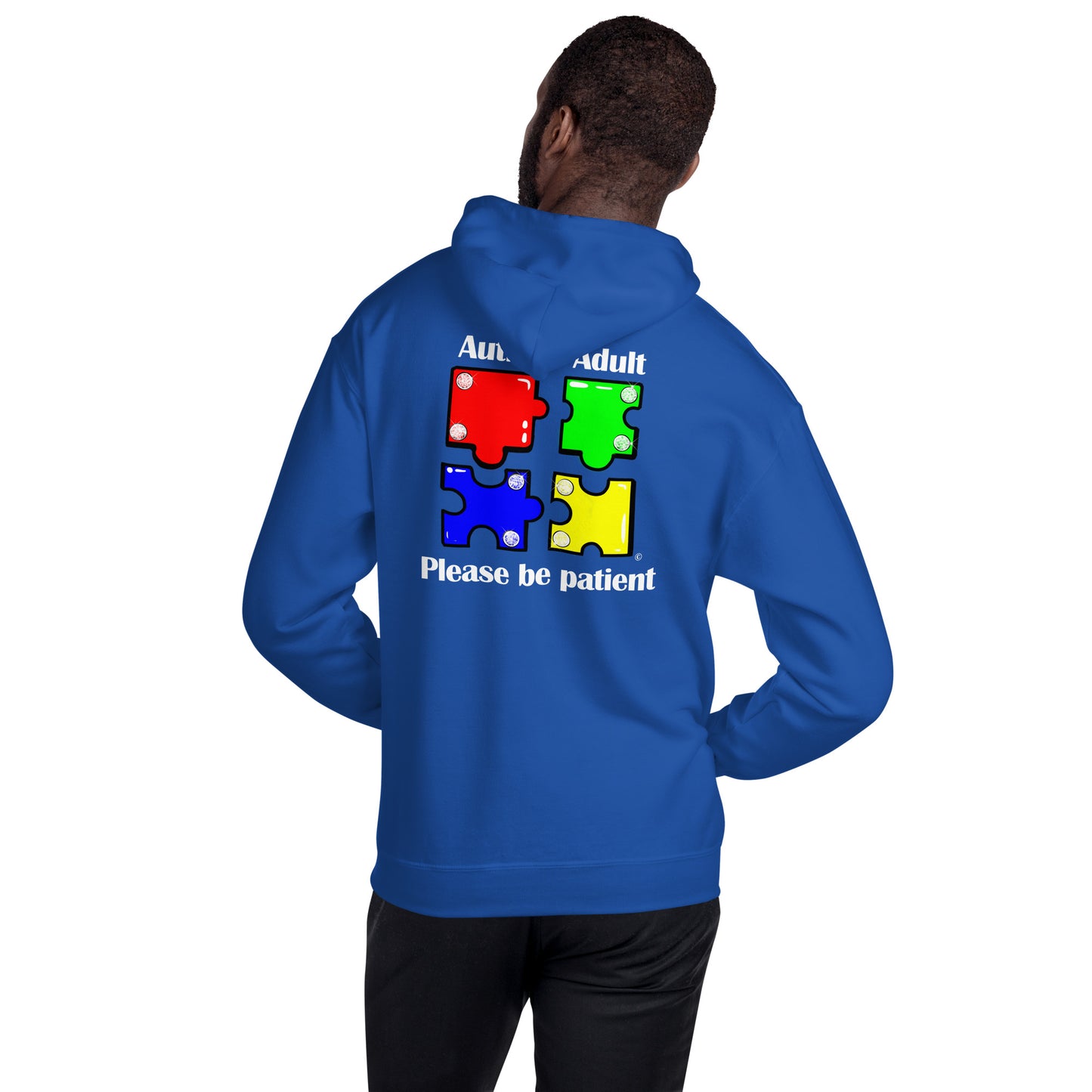 Autistic Adult, Please Be Patient Unisex Hoodie