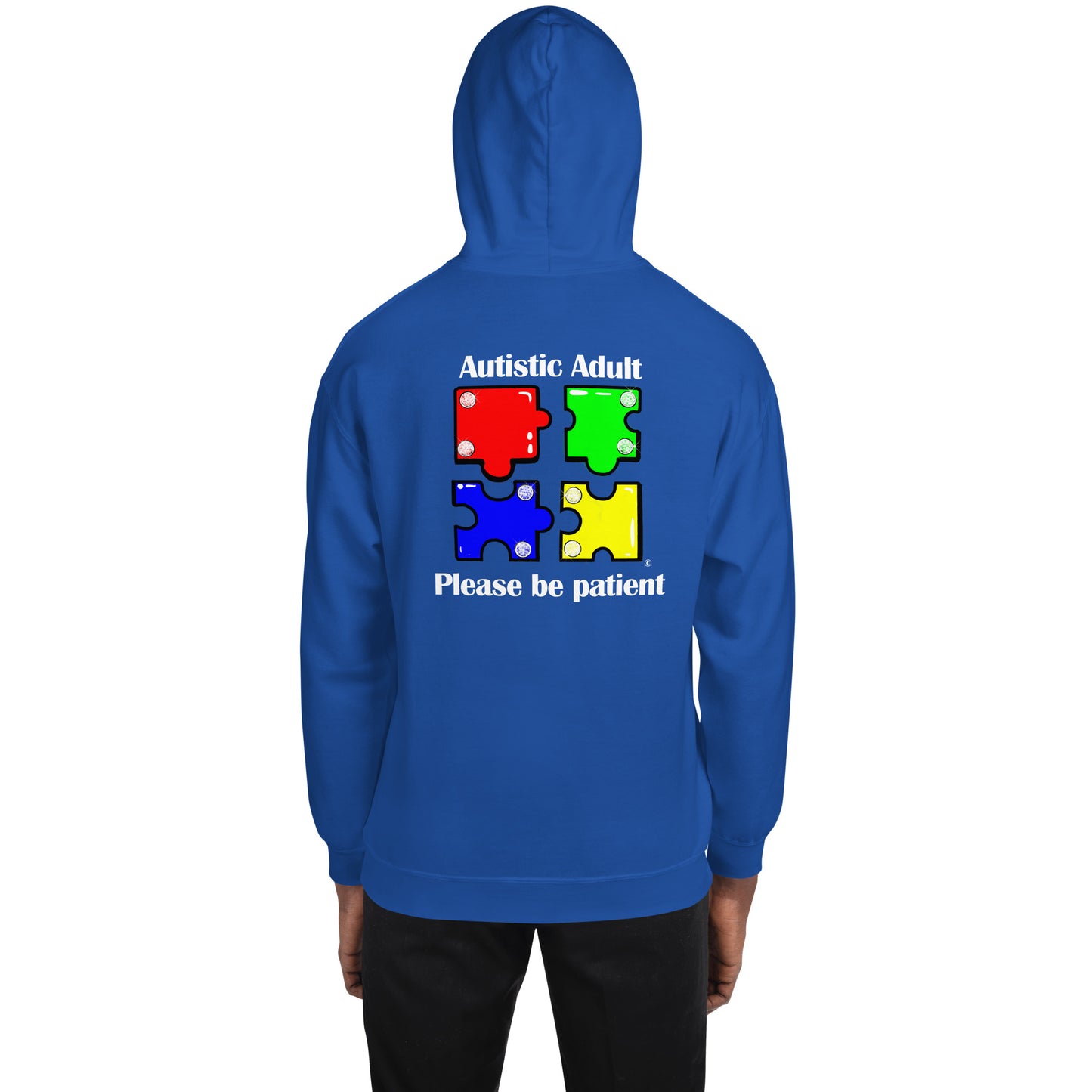 Autistic Adult, Please Be Patient Unisex Hoodie