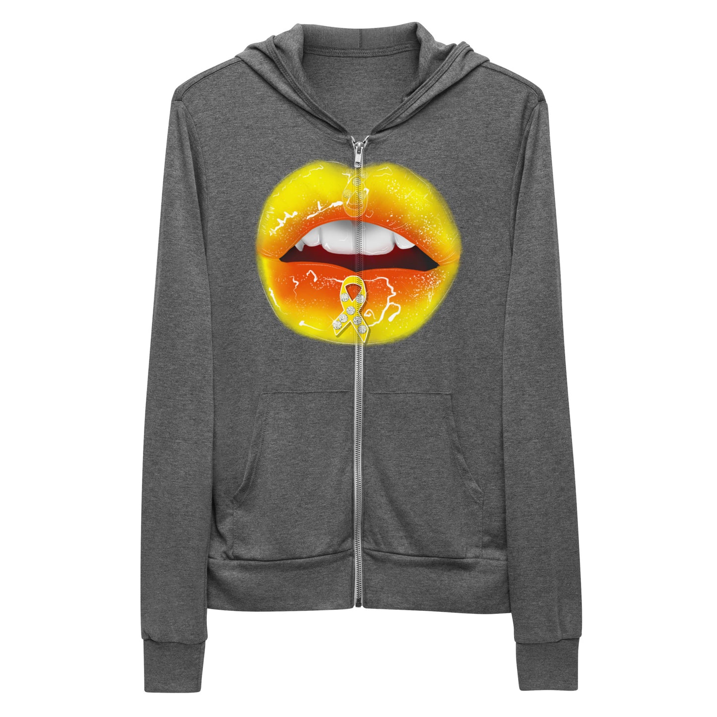 Endometriosis Awareness Unisex zip hoodie