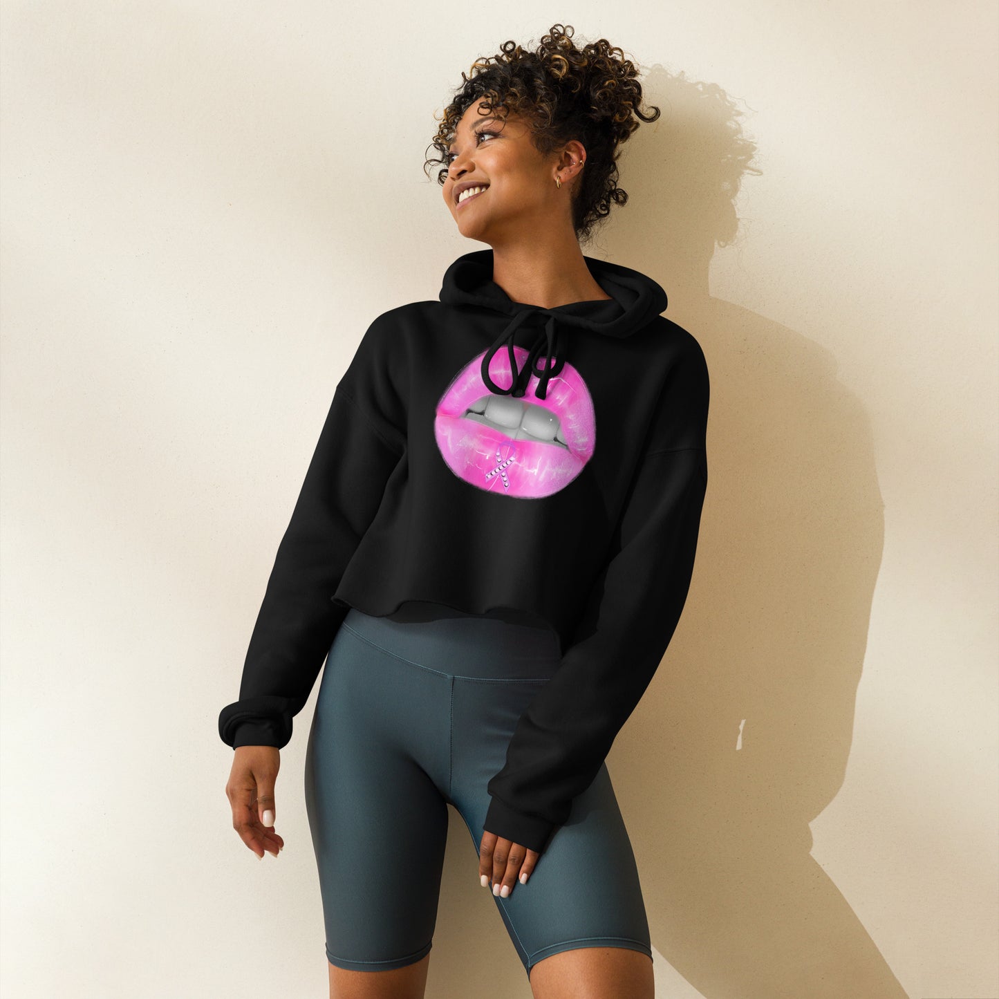 Breast Cancer Awareness Crop Hoodie