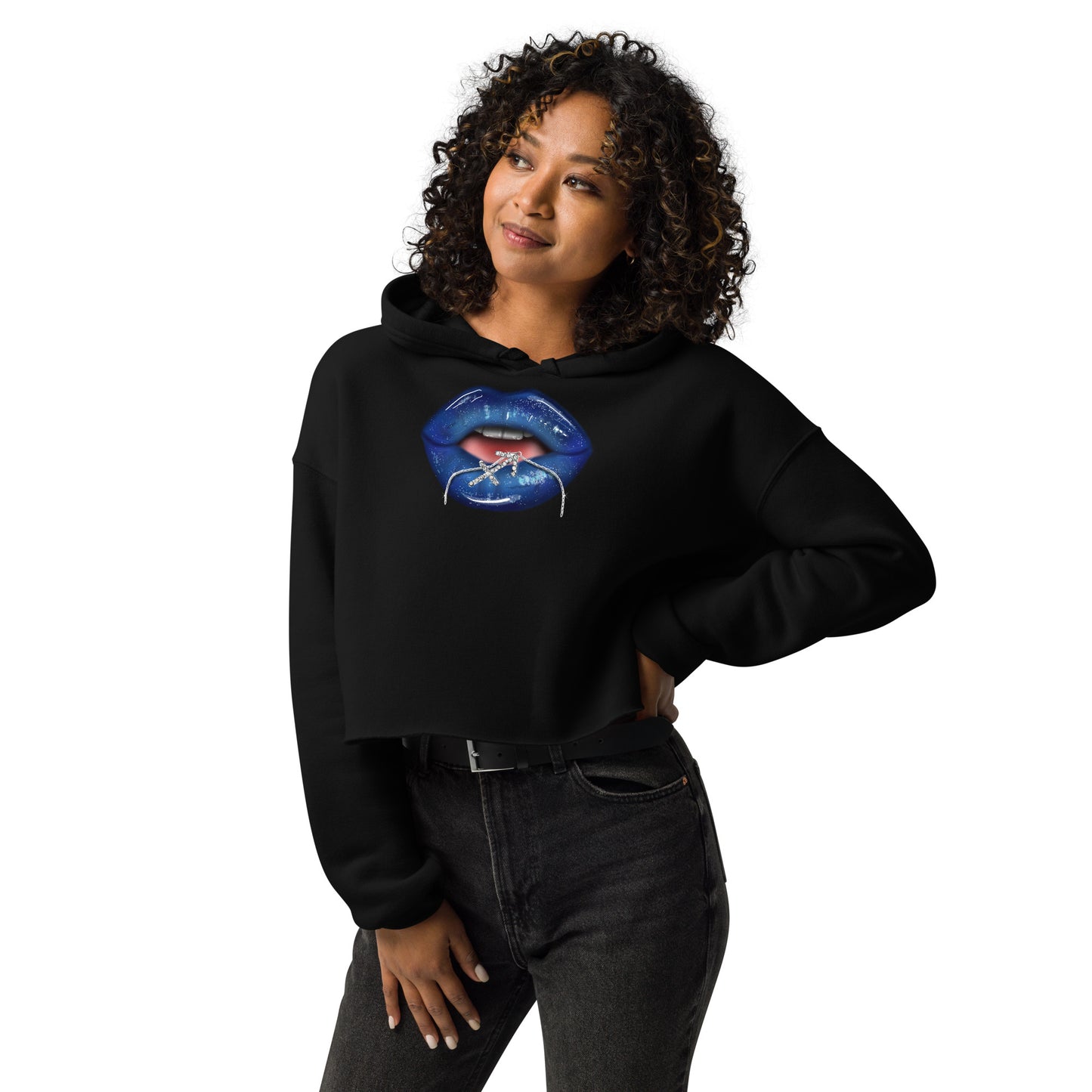 Sagittarius Zodiac Crop Hoodie