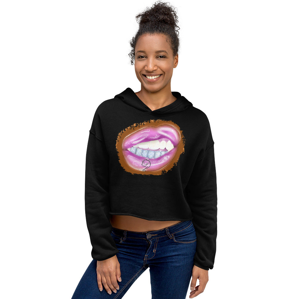 Leo Zodiac Crop Hoodie