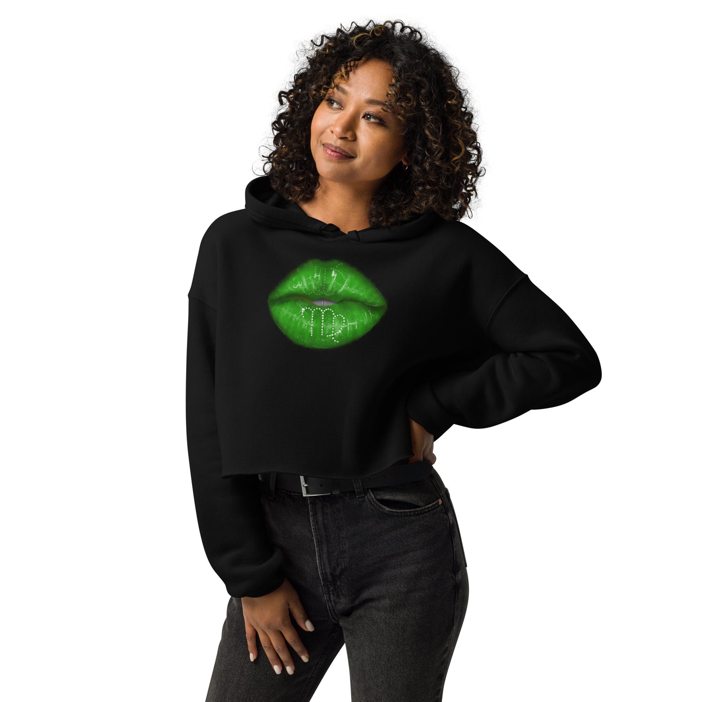 Virgo Zodiac Crop Hoodie