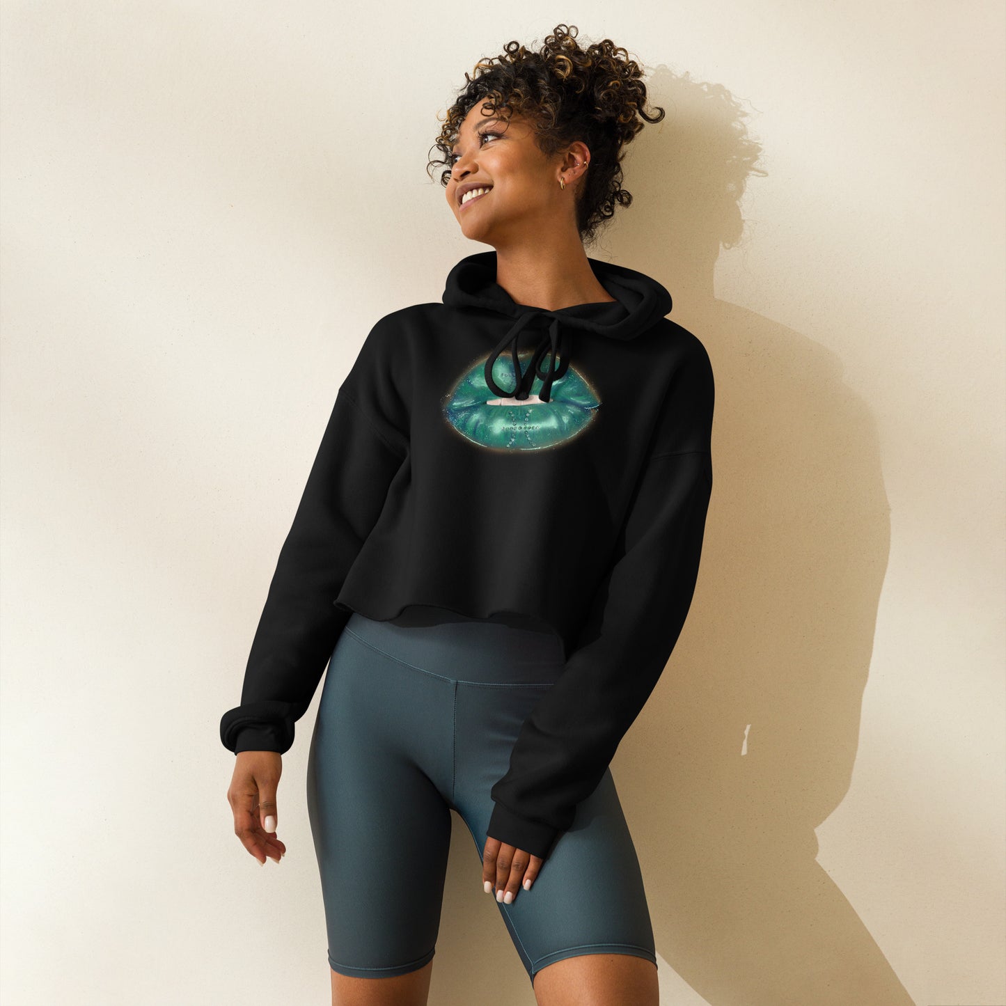 Pisces Zodiac Crop Hoodie