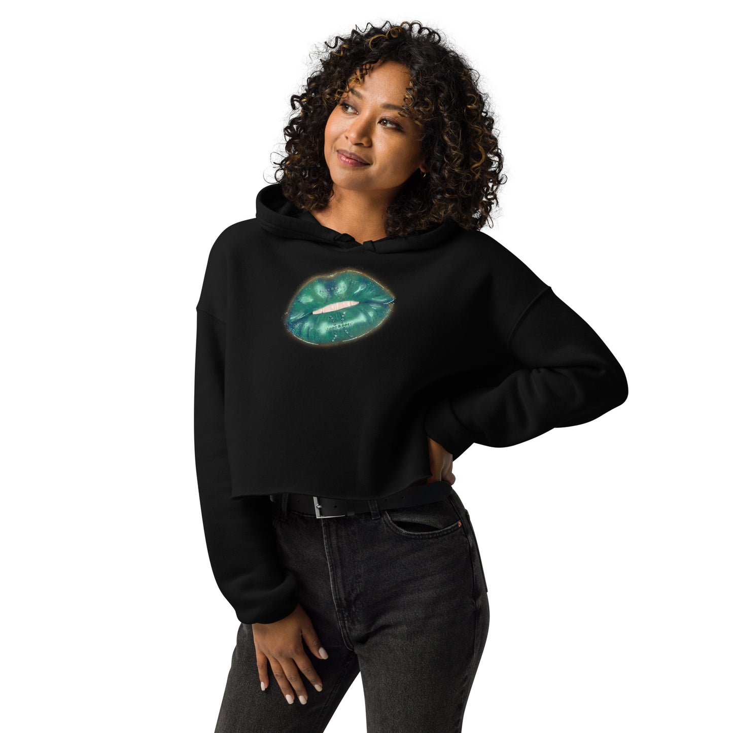 Pisces Zodiac Crop Hoodie
