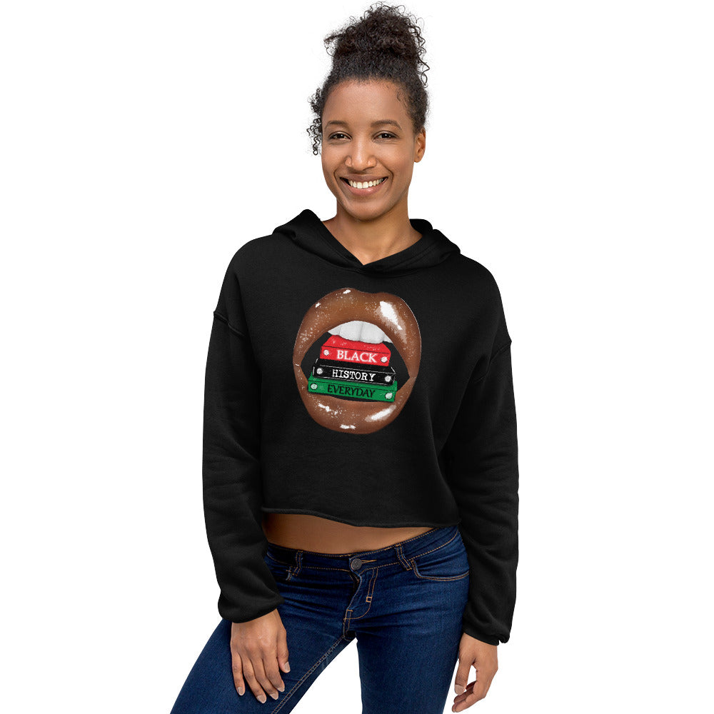Black History Crop Hoodie