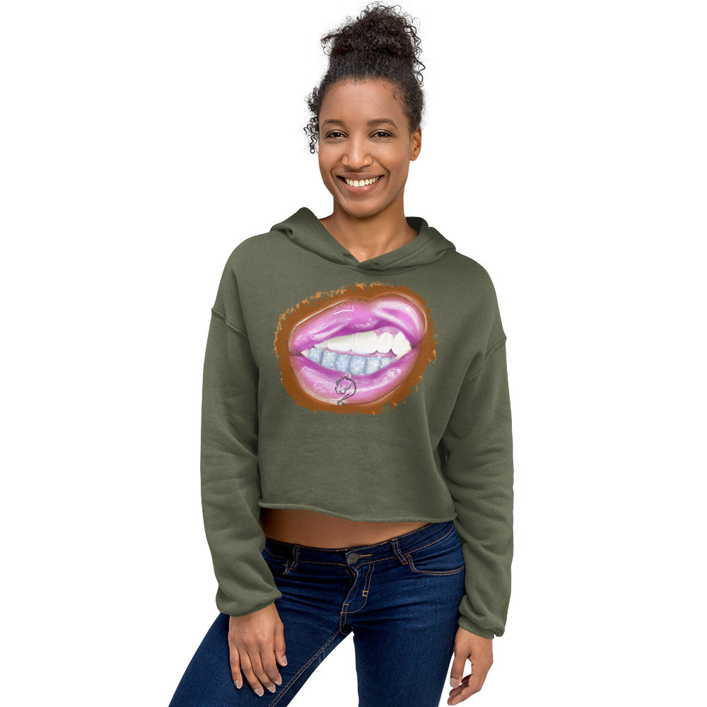Leo Zodiac Crop Hoodie