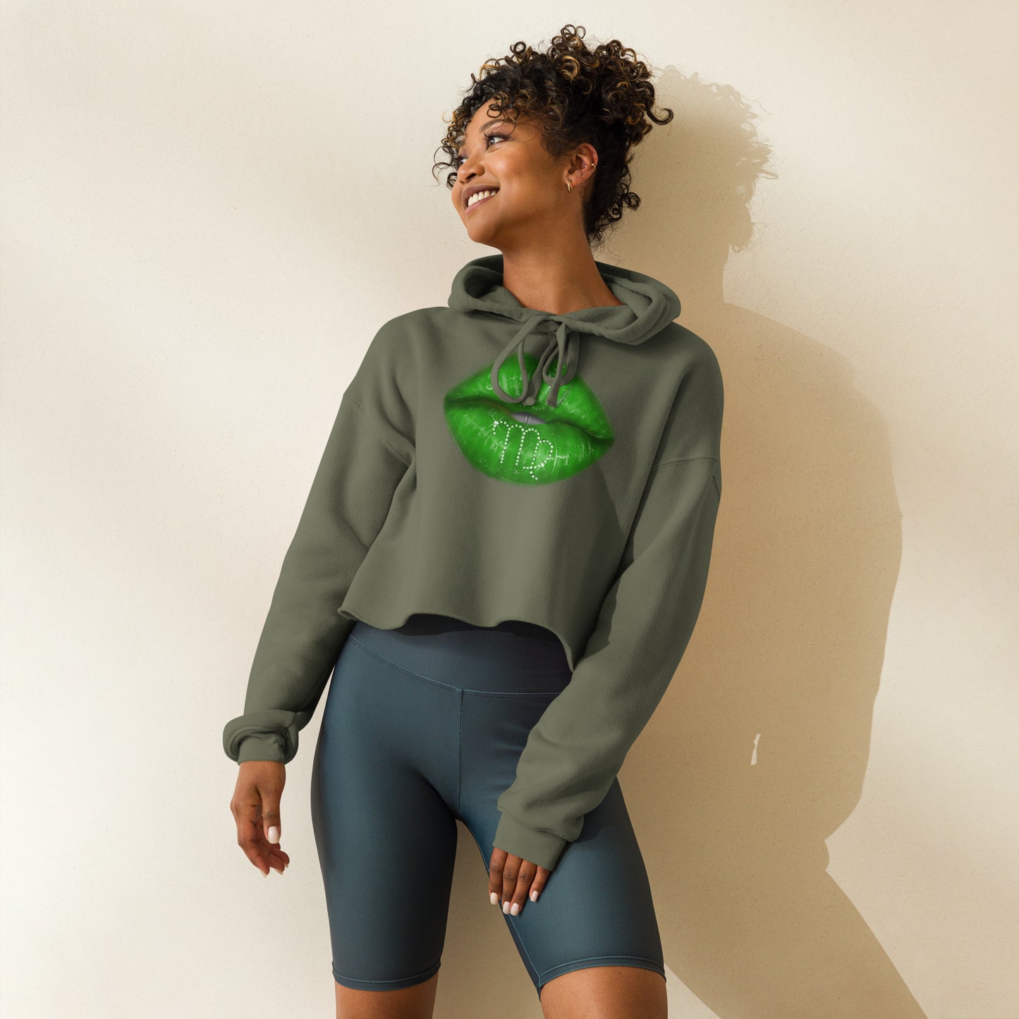 Virgo Zodiac Crop Hoodie