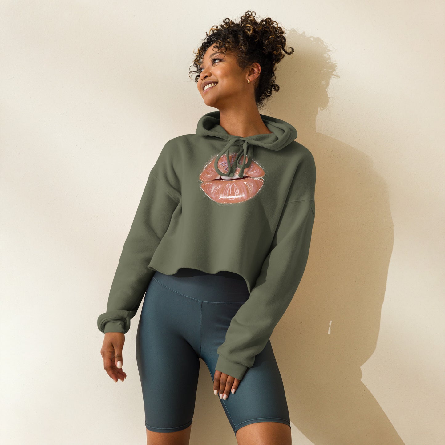 Capricorn Zodiac Crop Hoodie