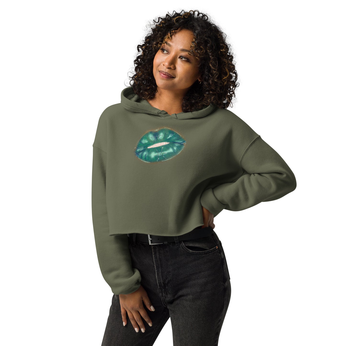 Pisces Zodiac Crop Hoodie