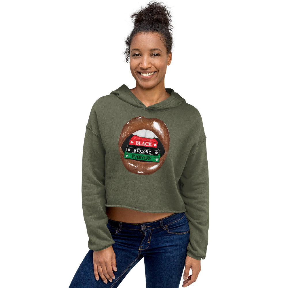 Black History Crop Hoodie