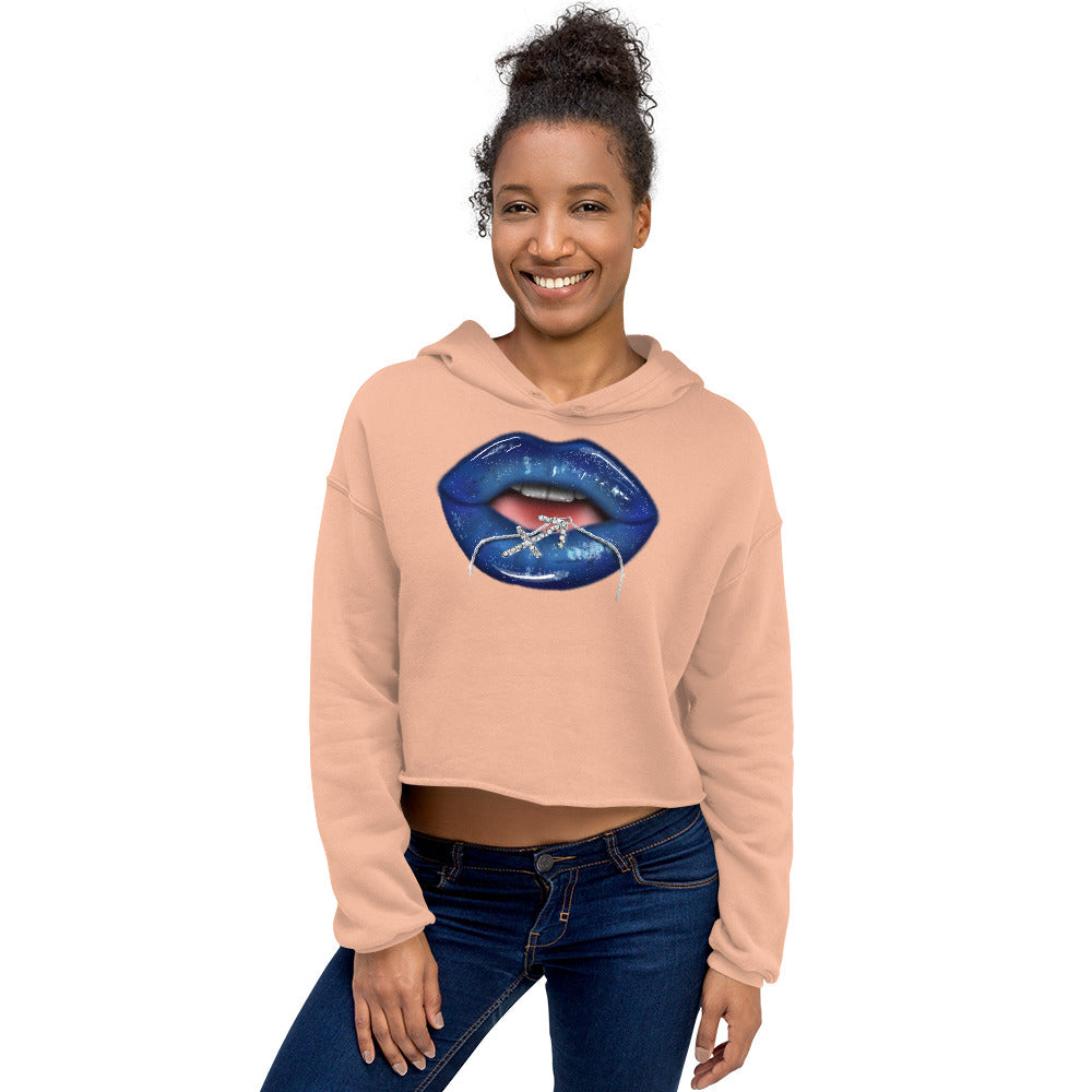 Sagittarius Zodiac Crop Hoodie