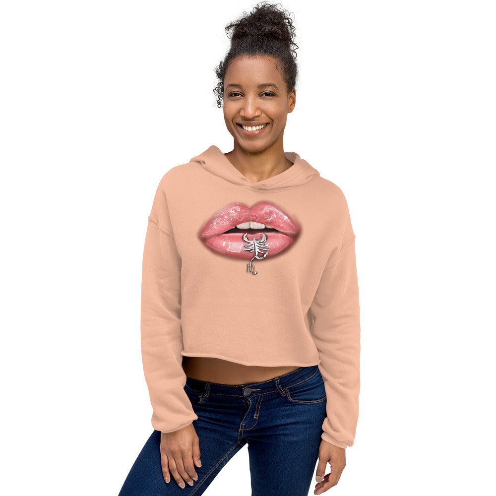 Scorpio Zodiac Crop Hoodie