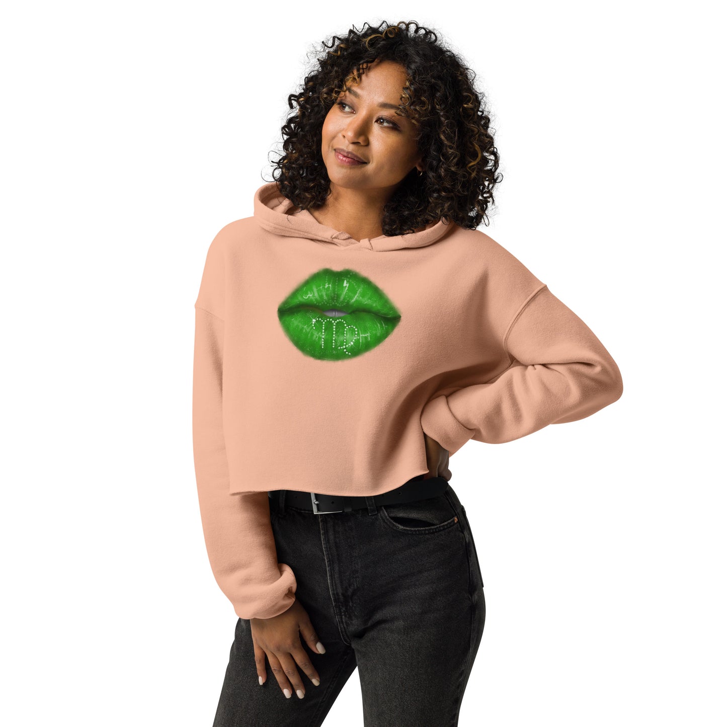 Virgo Zodiac Crop Hoodie