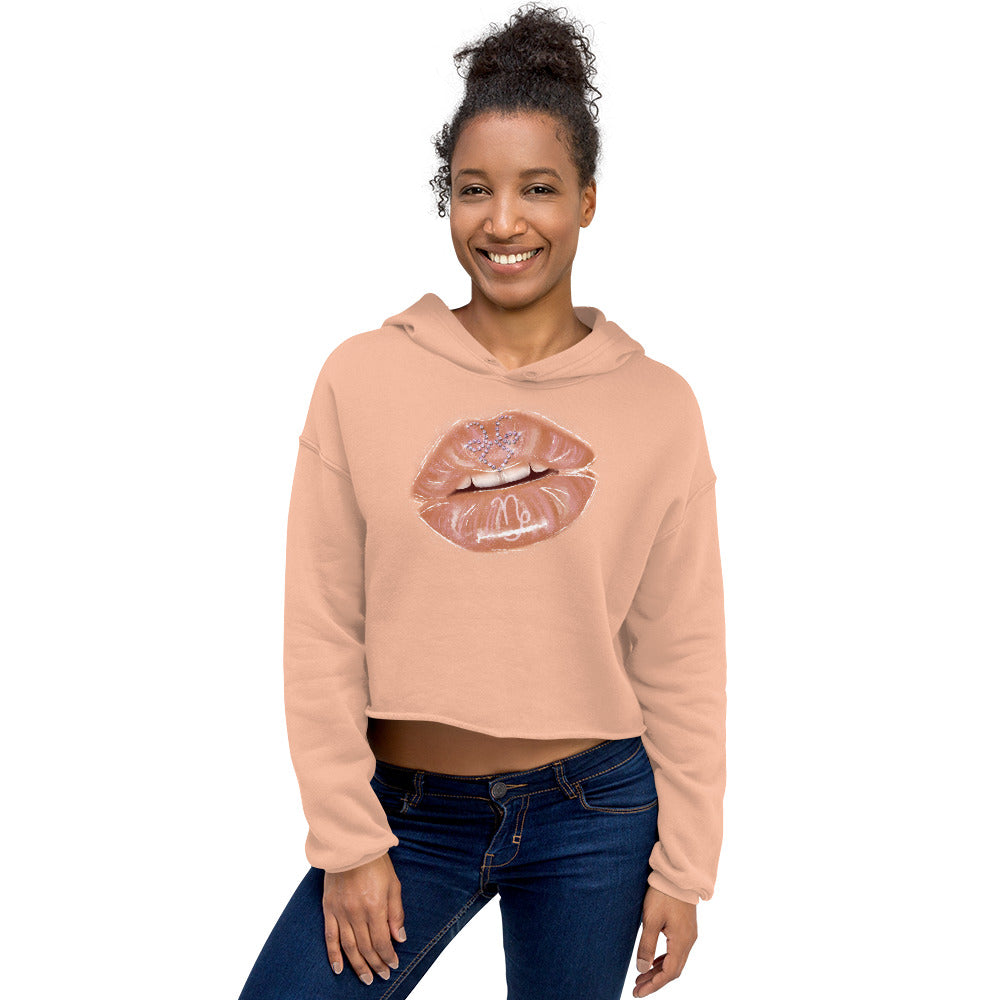 Capricorn Zodiac Crop Hoodie