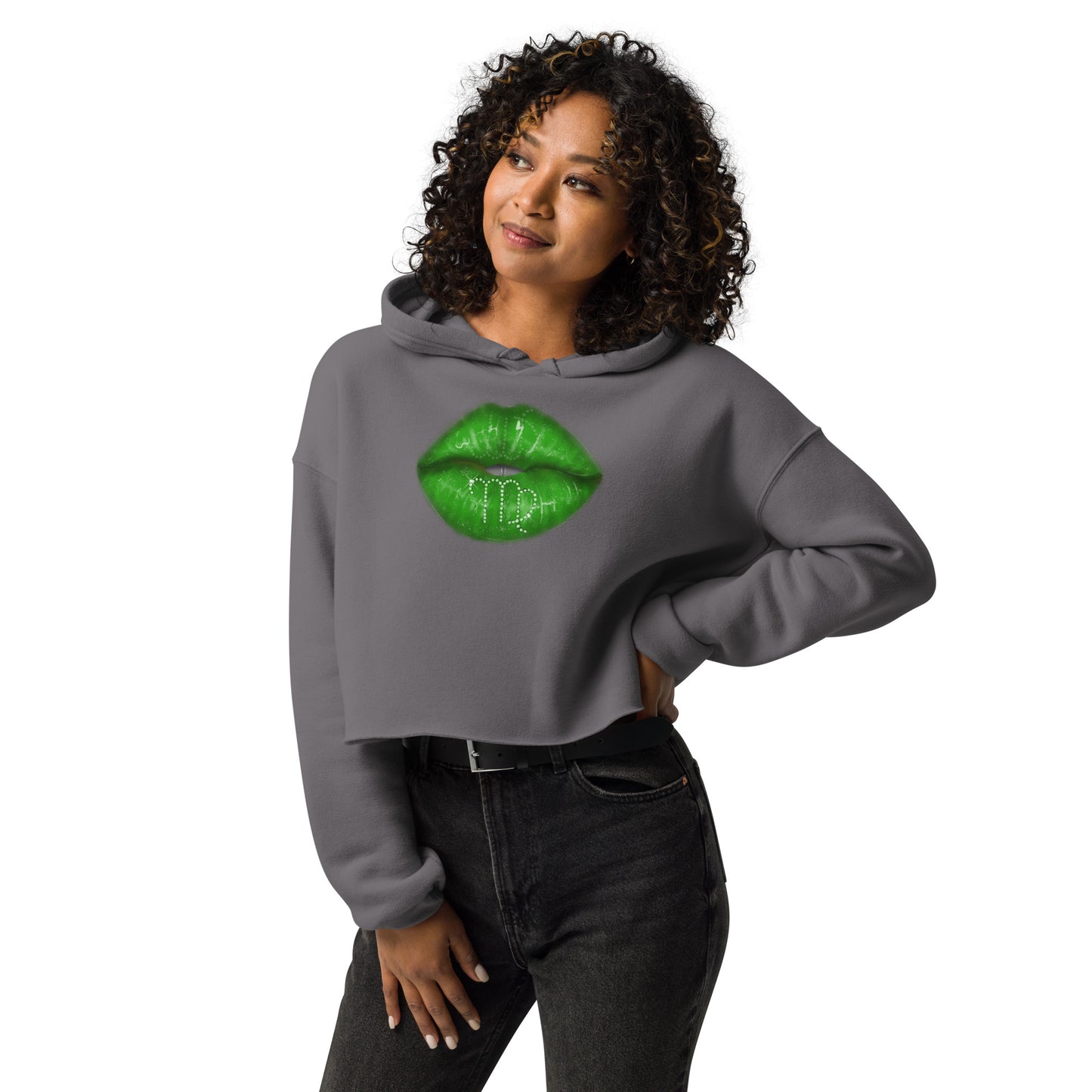 Virgo Zodiac Crop Hoodie