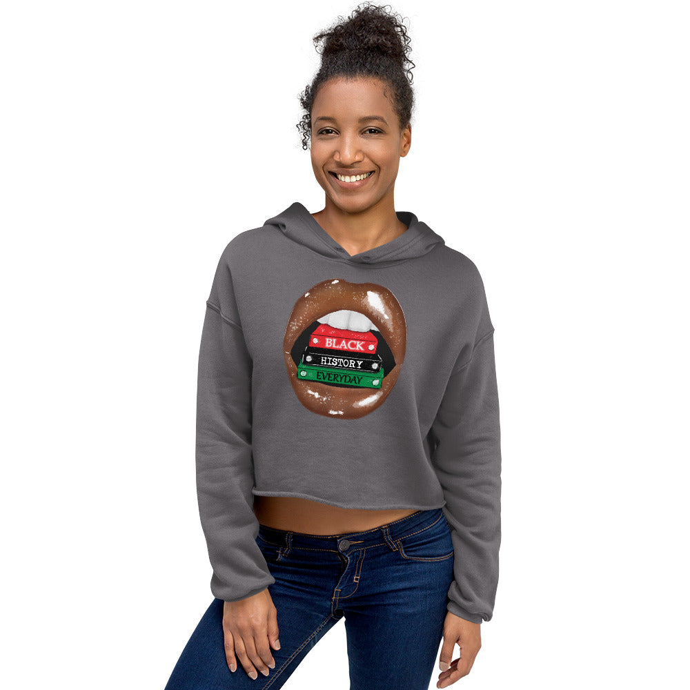 Black History Crop Hoodie