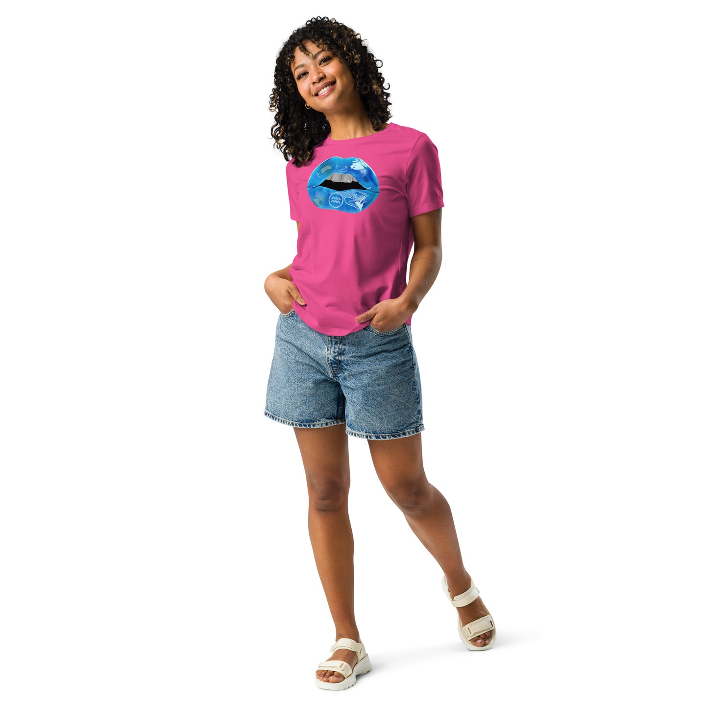 Aquarius Zodiac Women's Relaxed T-Shirt