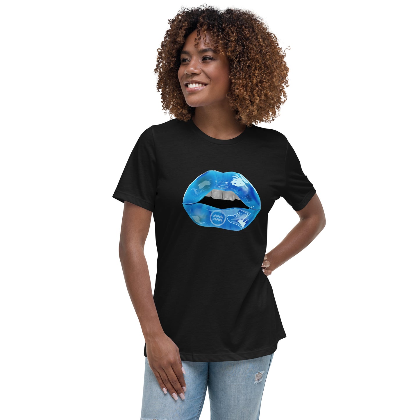 Aquarius Zodiac Women's Relaxed T-Shirt