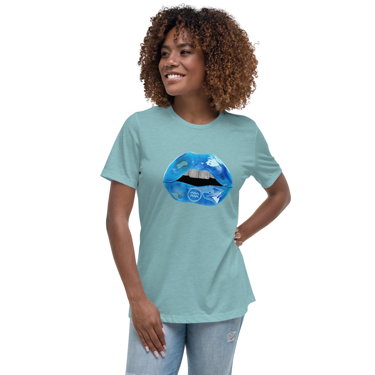Aquarius Zodiac Women's Relaxed T-Shirt