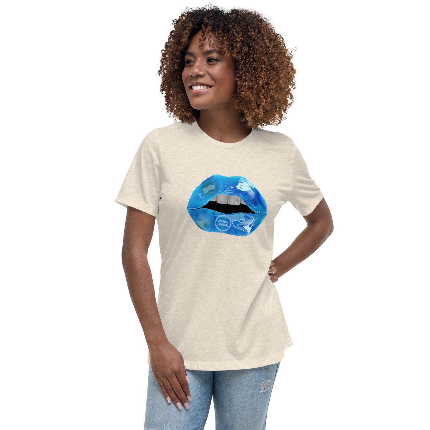 Aquarius Zodiac Women's Relaxed T-Shirt