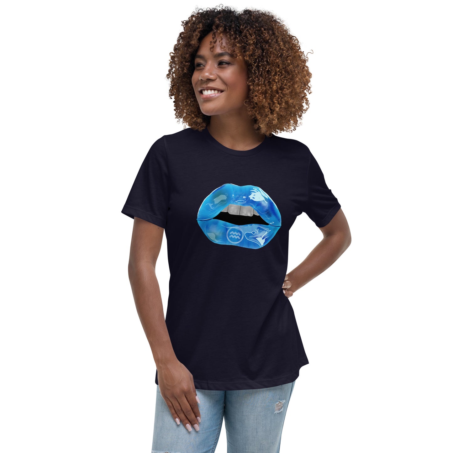 Aquarius Zodiac Women's Relaxed T-Shirt