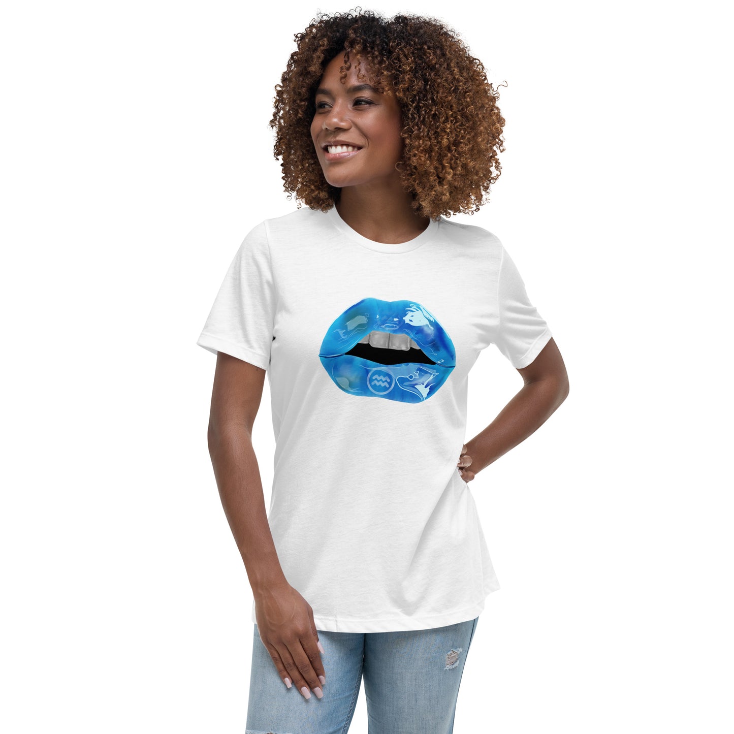 Aquarius Zodiac Women's Relaxed T-Shirt